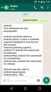 WhatsApp Bot