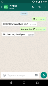 Talk with bot