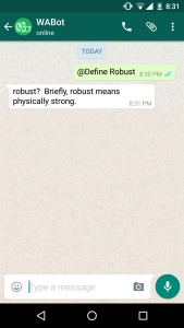 Define whatsapp bot