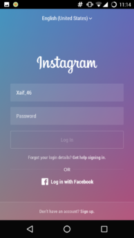 Forgot password of instagram