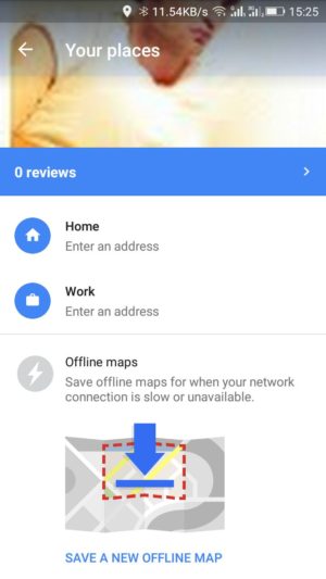 Use Google Maps Offline On Android