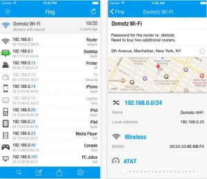 Find Devices Connected To Your WIFI fing-iOS