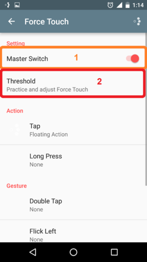 3D Touch Feature In Android