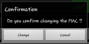Change mac address chalmac