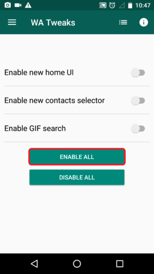 Enable WhatsApp Status Feature