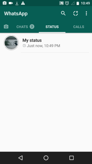 Enable WhatsApp Status Feature