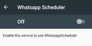 Schedule WhatsApp Messages