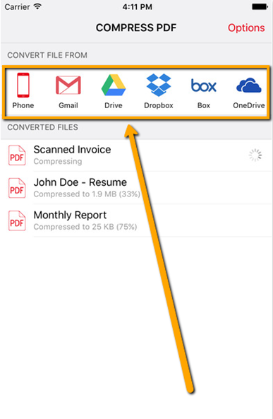 Compress PDF Files On Android, iPhone & iPad