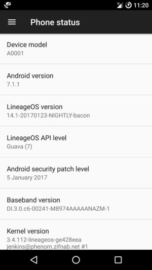 Lineage OS Android ROM