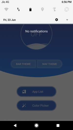 Install Android O Status Bar