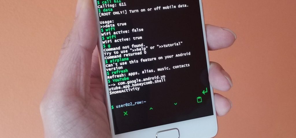 Linux-Style Launcher Turns Your Home Screen into a Command Prompt