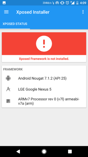 Install Xposed Framework on Android Nougat