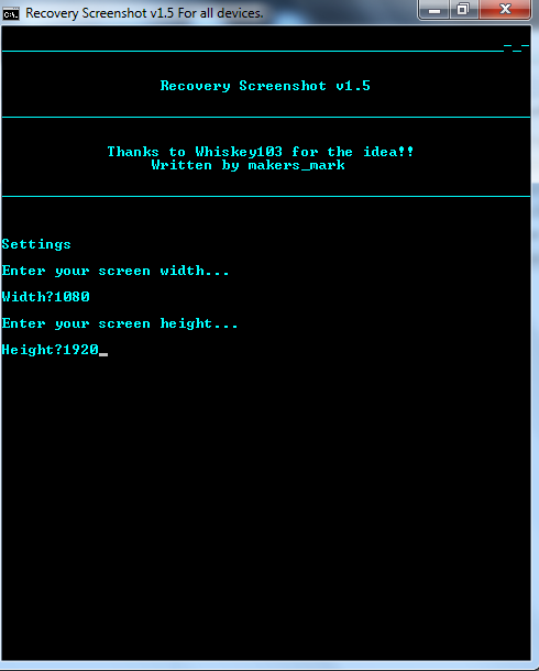 Take Screenshots in CWM/TWRP Recovery