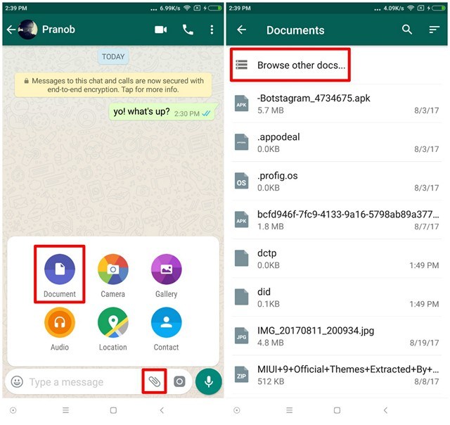 Send Pictures Without Compression on WhatsApp