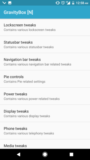 Install Gravity Box on Android Nougat