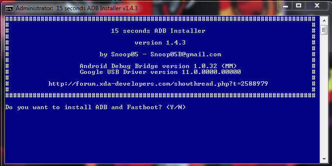 Download Minimal ADB and Fastboot Drivers