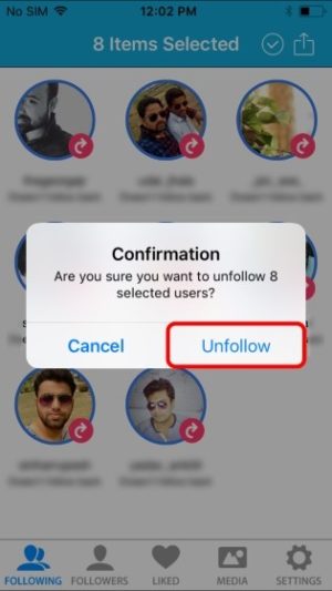  Mass Unfollow Users on Instagram