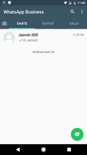 WhatsApp Business on Android