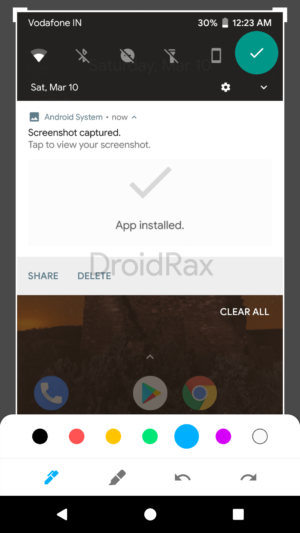 Get Android P Markup Native Screenshot Editor on Any Android