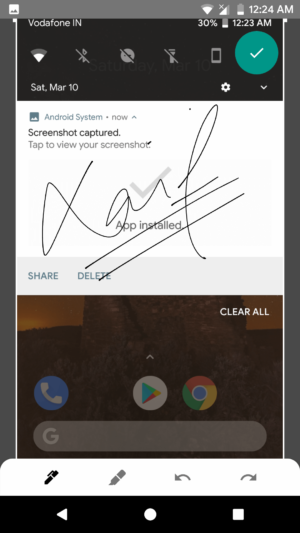 Get Android P Markup Native Screenshot Editor on Any Android