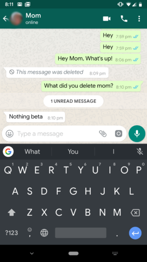 Read Deleted WhatsApp Message (2)