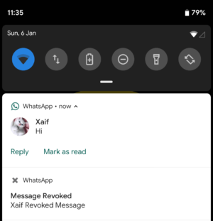 Read Deleted WhatsApp Message