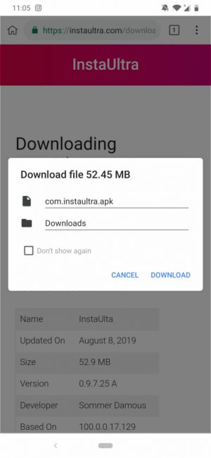 Download InstaUltra